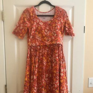 Latched Mama Classic Cotton Nursing Dress S